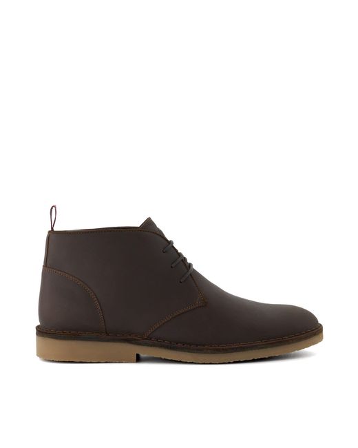 Dune Brown Creed Desert Boots for men