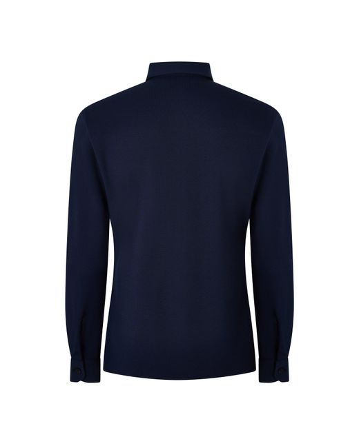 Twisted Tailor Blue Noah Jersey Shirt for men