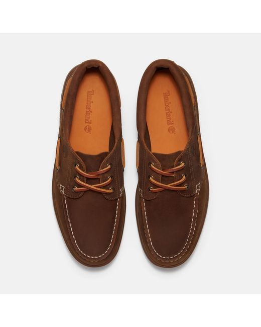 Timberland Brown Boat Shoes for men