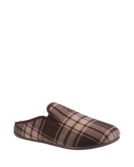 Cotswold Brown Syde Slipper for men