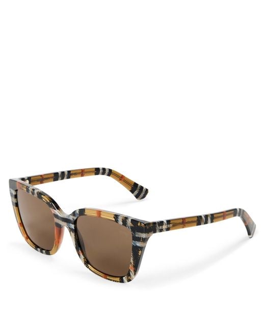 Burberry Brown Cat Eye Sunglasses