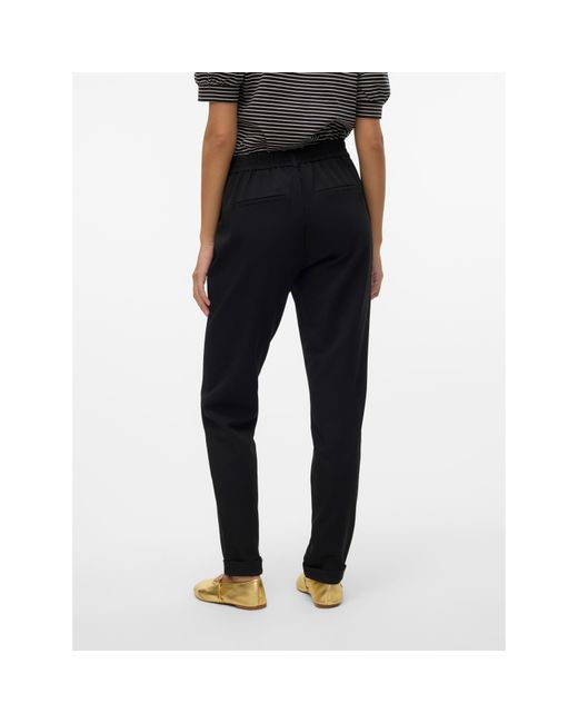 Vero Moda Blue Maya Solid Colour Tailored Trousers