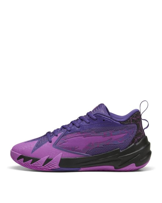 PUMA Purple Scoot Zeros Lightning Basketball Trainers for men