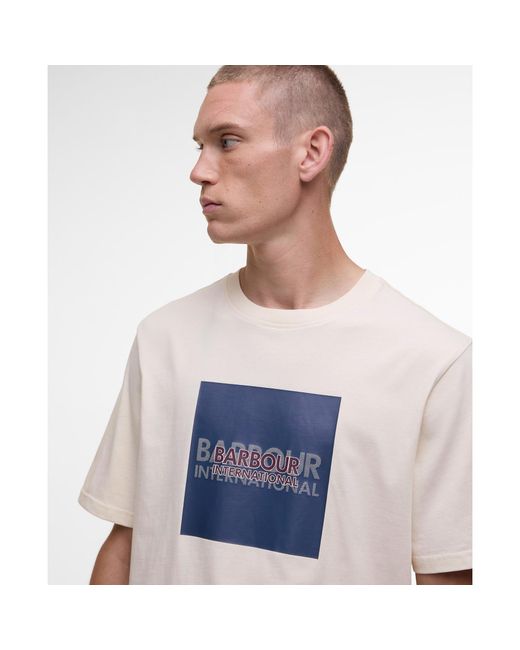 Barbour Blue Moakes T-Shirt for men