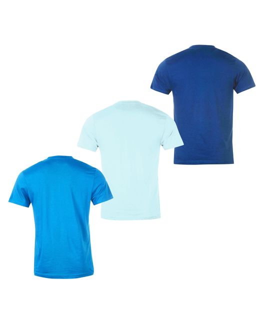 Donnay Blue 3 Pack T Shirts for men