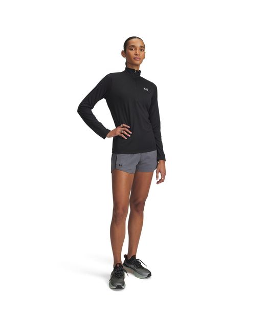 Under Armour Blue Tech Play Up 3" Shorts Castlerock