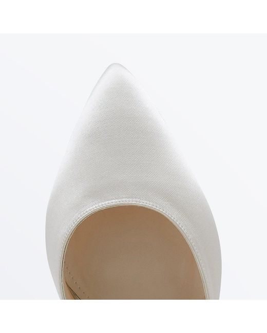 Rainbow Sandals White Block Court Shoes