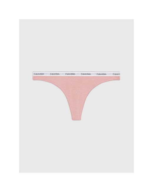 Calvin Klein Blue Logo Thong