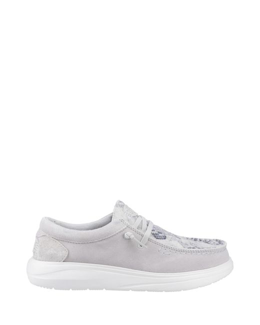 HeyDude White Wendy Comf Shoe