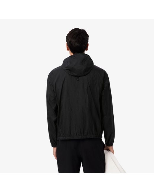 Lacoste Black Rainjacket for men