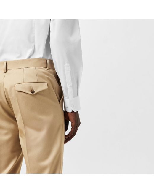 Twisted Tailor Natural Ellroy Slim Fit Trousers for men