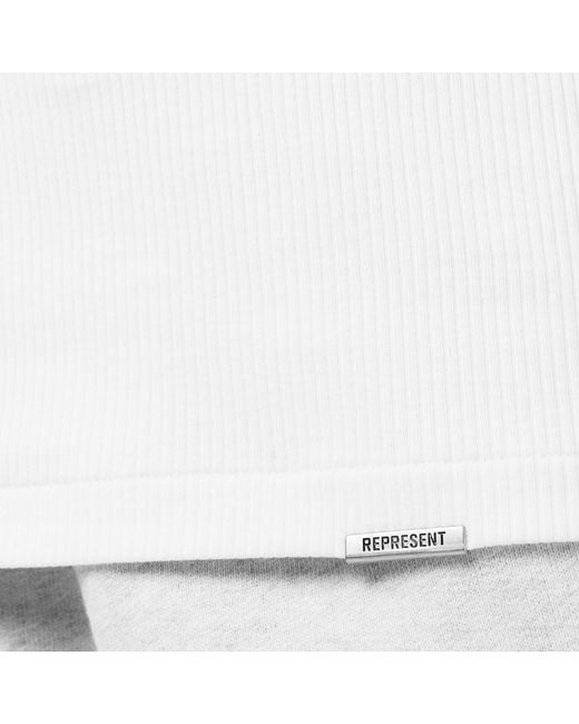 Represent White Racerback Vest for men
