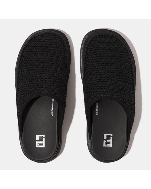 Fitflop Black Gen-Ff Crochet Mules