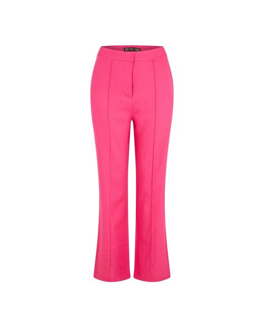 Biba Pink Linen Trouser