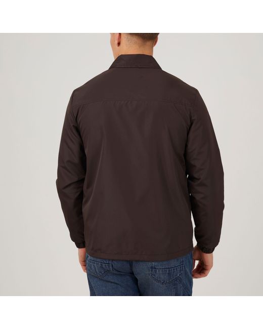 Brave Soul Brown Light Weight Coach Jacket for men