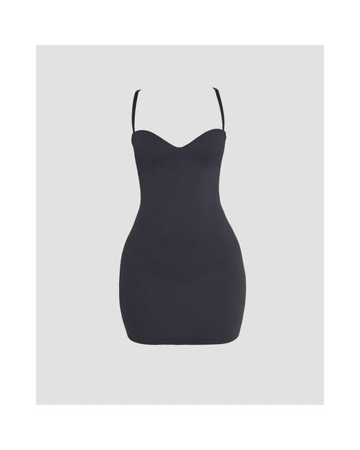 Mars the Label Blue Sculpt Mini Dress