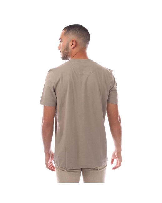 Boss Brown Large Logo T-Shirt for men