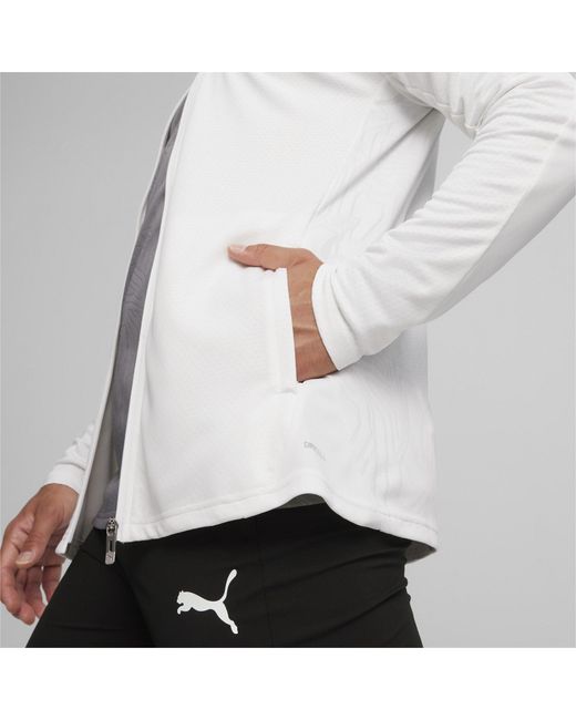 PUMA White Performance Moisture-Wicking Training Jacket for men