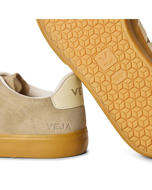 Veja Brown Campo Suede Low-Top Trainers
