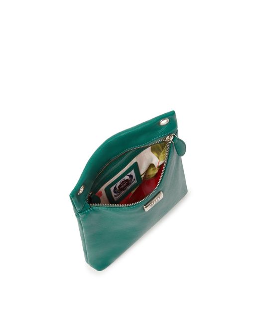 Osprey Green Miami Leather Crossbody Bag