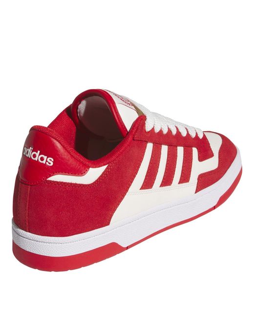 Adidas Red Rapid Court Low Trainers for men