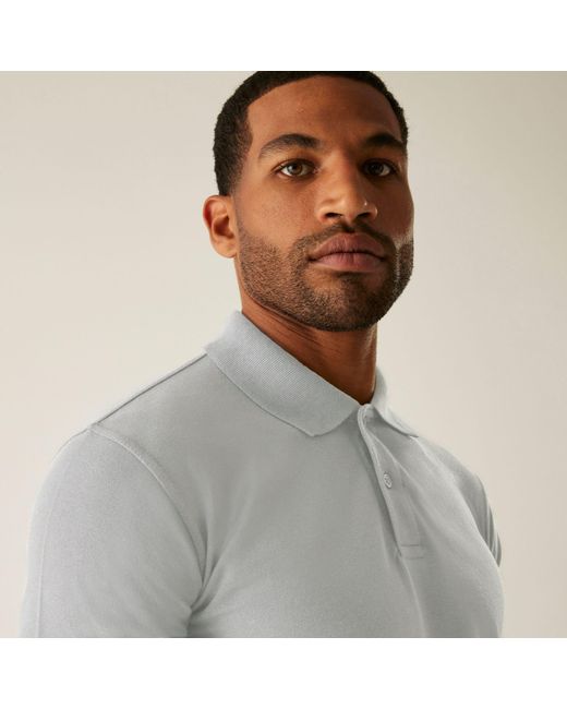Regatta Gray Pro 50/50 Pique Polo for men