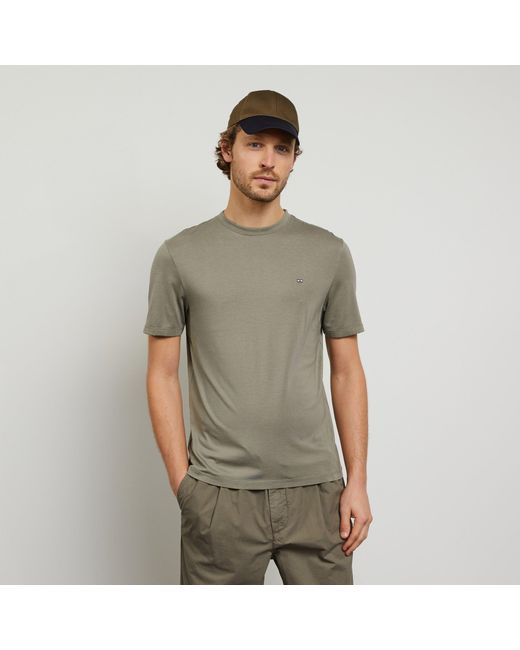 Eden Park Green Khaki Shortsleeved Tshirt for men