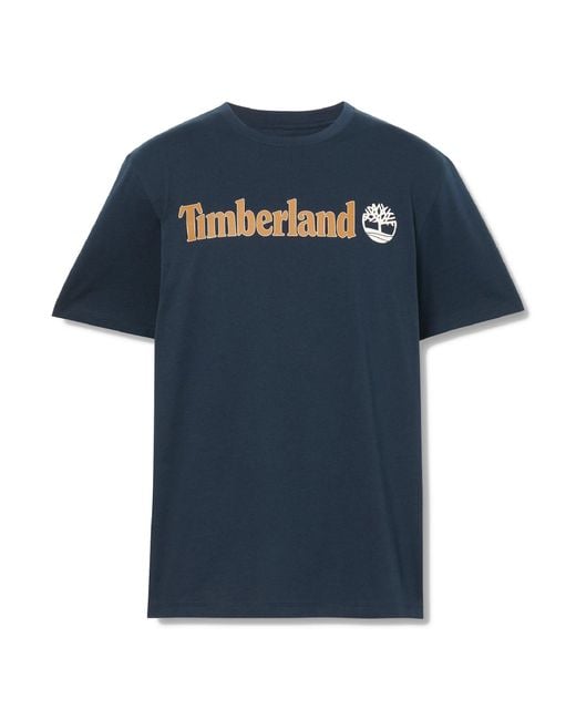 Timberland Blue Kennebec River Linear Logo Short Sl for men