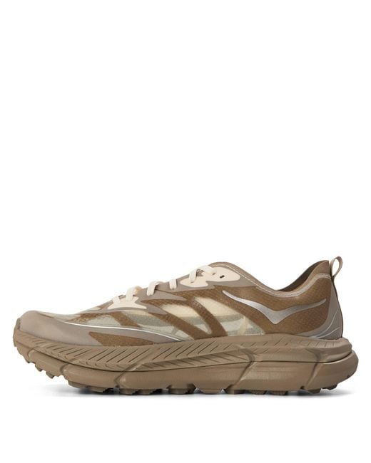 Hoka One One Brown Mafate Speed Off-Road Trail Running Shoes for men