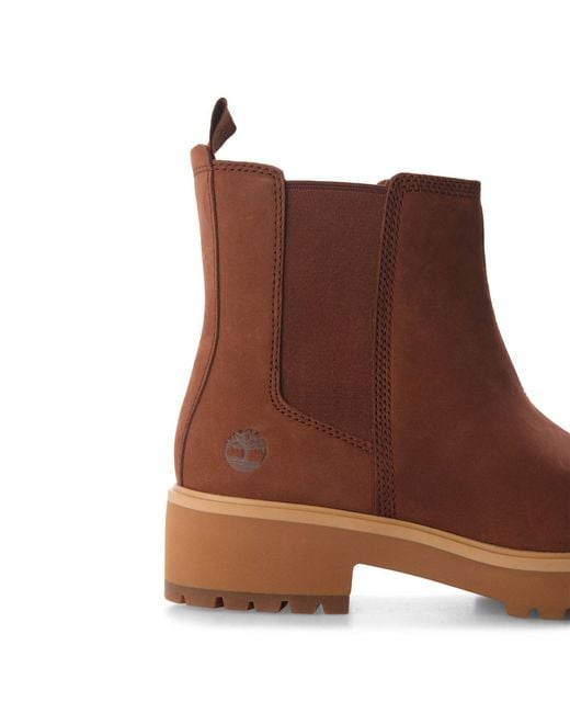 Timberland Brown Carnaby Cool Mid Chelsea Boots