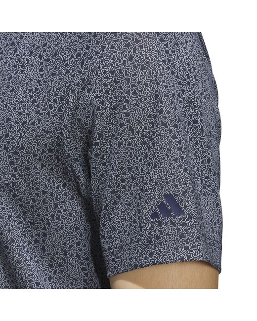 Adidas Gray Short-Sleeve Performance Polo Shirt for men