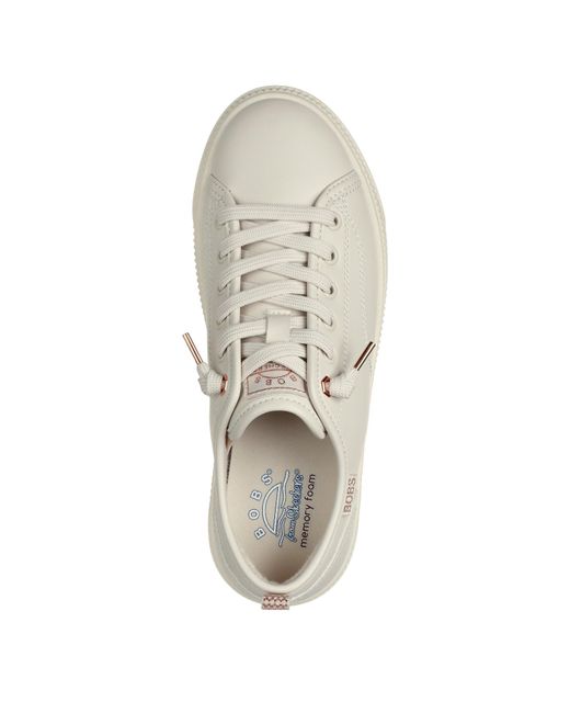 Skechers White Low-Top Trainers