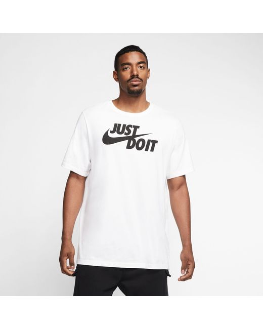Nike White M Nsw Tee Just Do It Swoosh for men