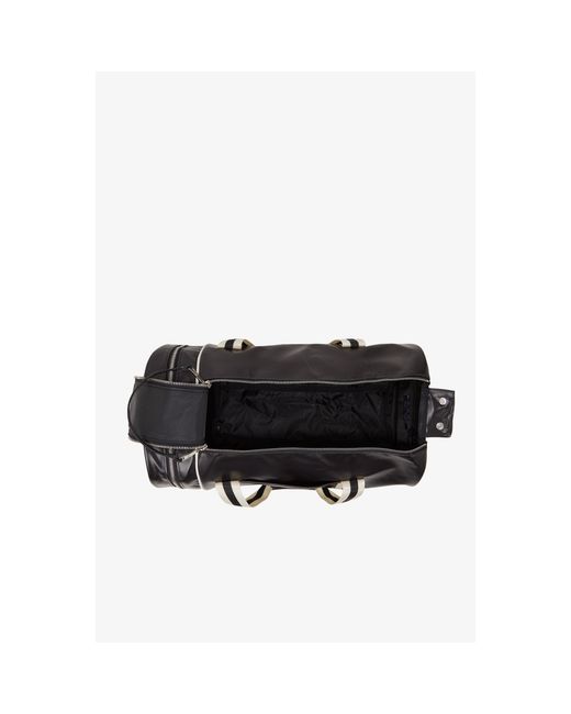 Fred Perry Black Classic Barrel Bag for men