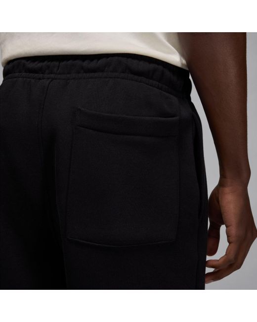 Nike Gray Aj Brooklyn Fleece Shorts for men