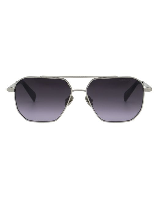 AllSaints Metallic All Dune Metal Aviator Sunglasses for men