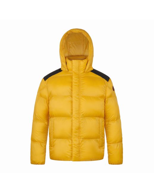 Museum Yellow Short Puffer Jacket for men