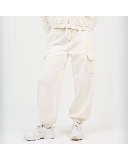 Brave Soul White Bs Jersey Cargo Trousers
