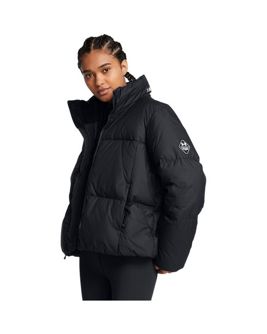 Under Armour Black Limitless Weather Resistant Puffer Jacket