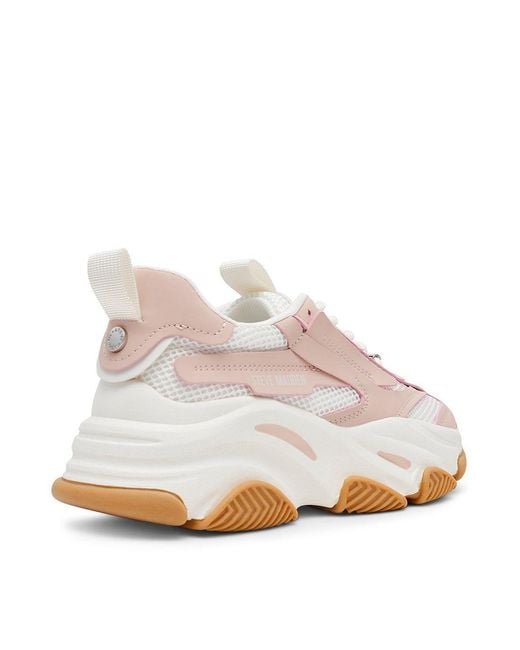 Steve Madden Pink Possession Chunky Trainers