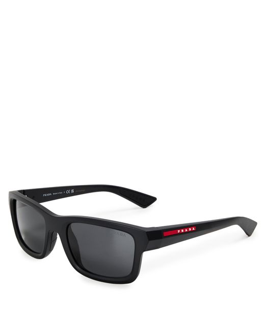 Prada Black 0Ps B10S Rectangle Sunglasses for men