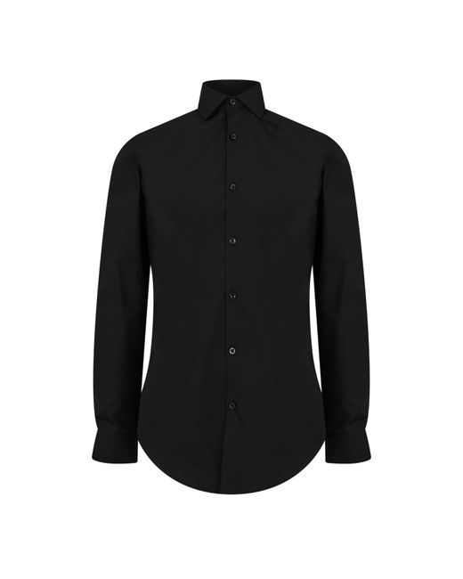Twisted Tailor Black Apsley Slim Shirt for men