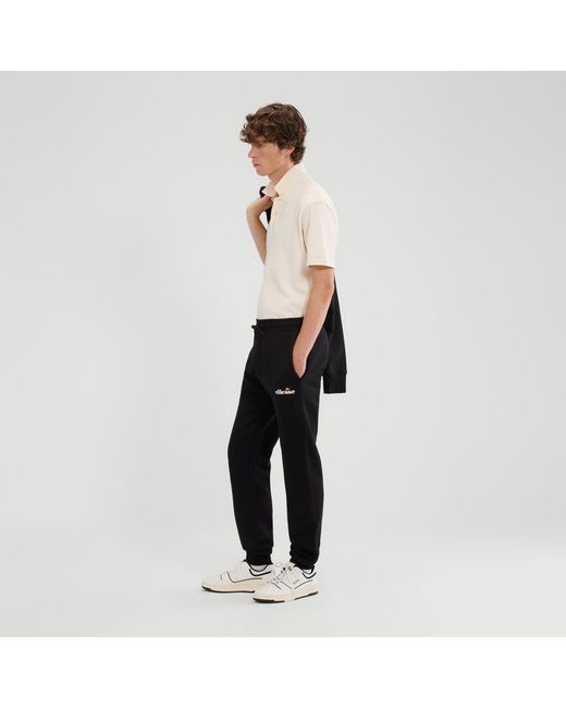 Ellesse Black Cravo Jog Closed Hem Jersey Joggers for men