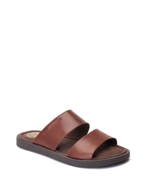 Base London Brown Maven Slider for men