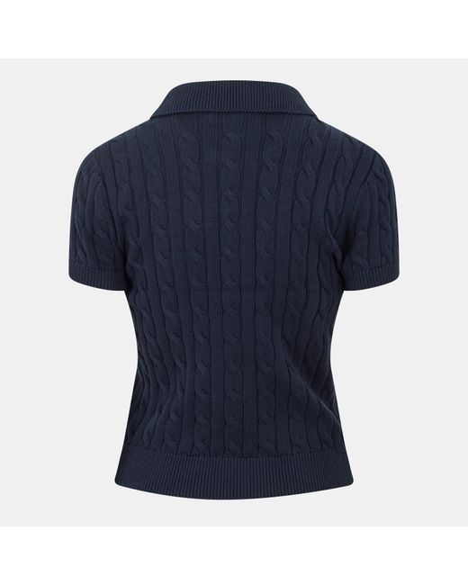 Ralph Lauren Blue Lrl Natrissa Knt Plo Ld61