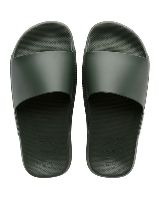 Havaianas Black Slide Classic Amazonia Flip Flops