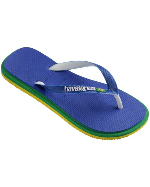 Havaianas Blue Brasil Twist Flip Flops