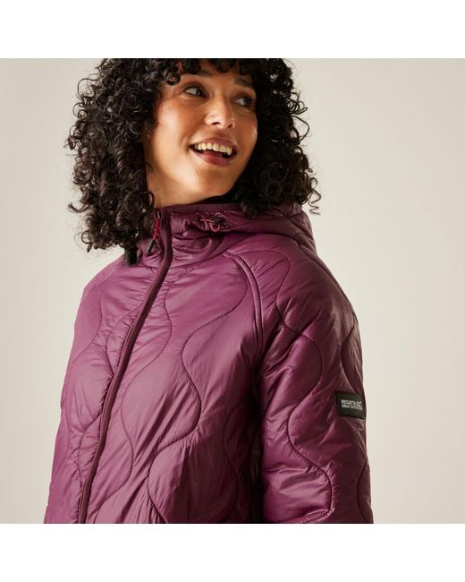 Regatta Red Triea Water-Repellent Lightweight Quilted Jacket