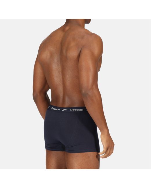 Reebok Blue 5 Pack Trunks for men