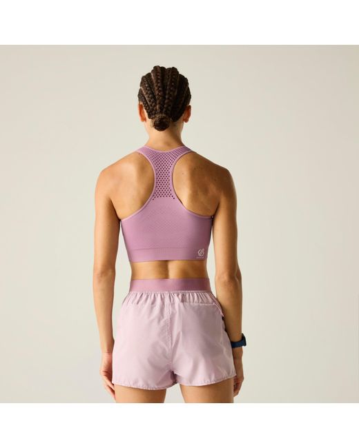 Dare 2b Purple Don¿T Sweat It Ii Anti-Bacterial Bra
